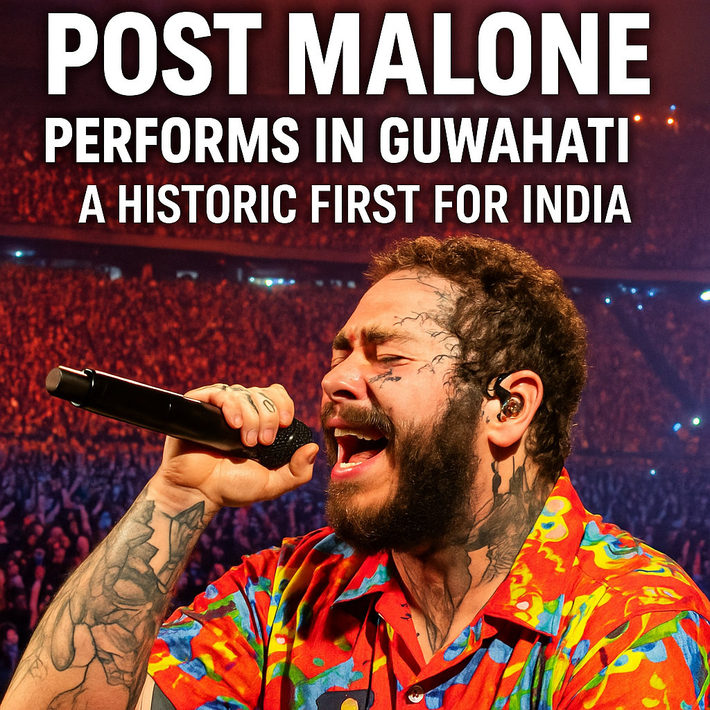 Global American Pop Star Post Malone Performs in Guwahati: A Historic First for India