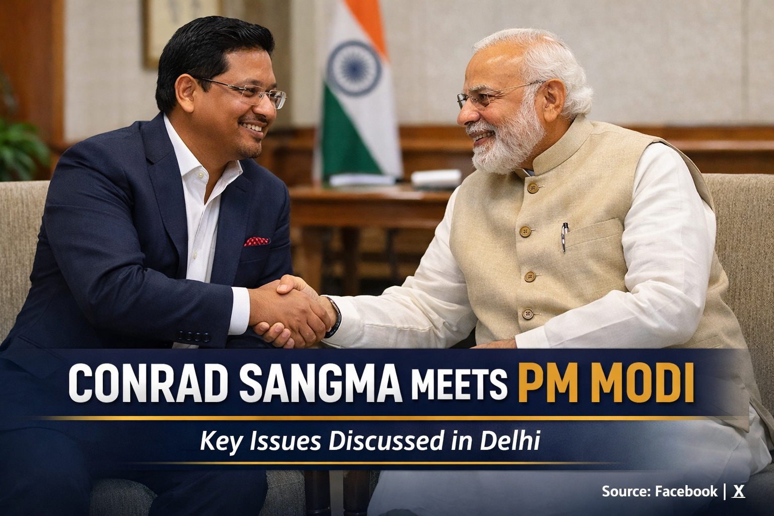 Conrad Sangma Meets Pm Modi