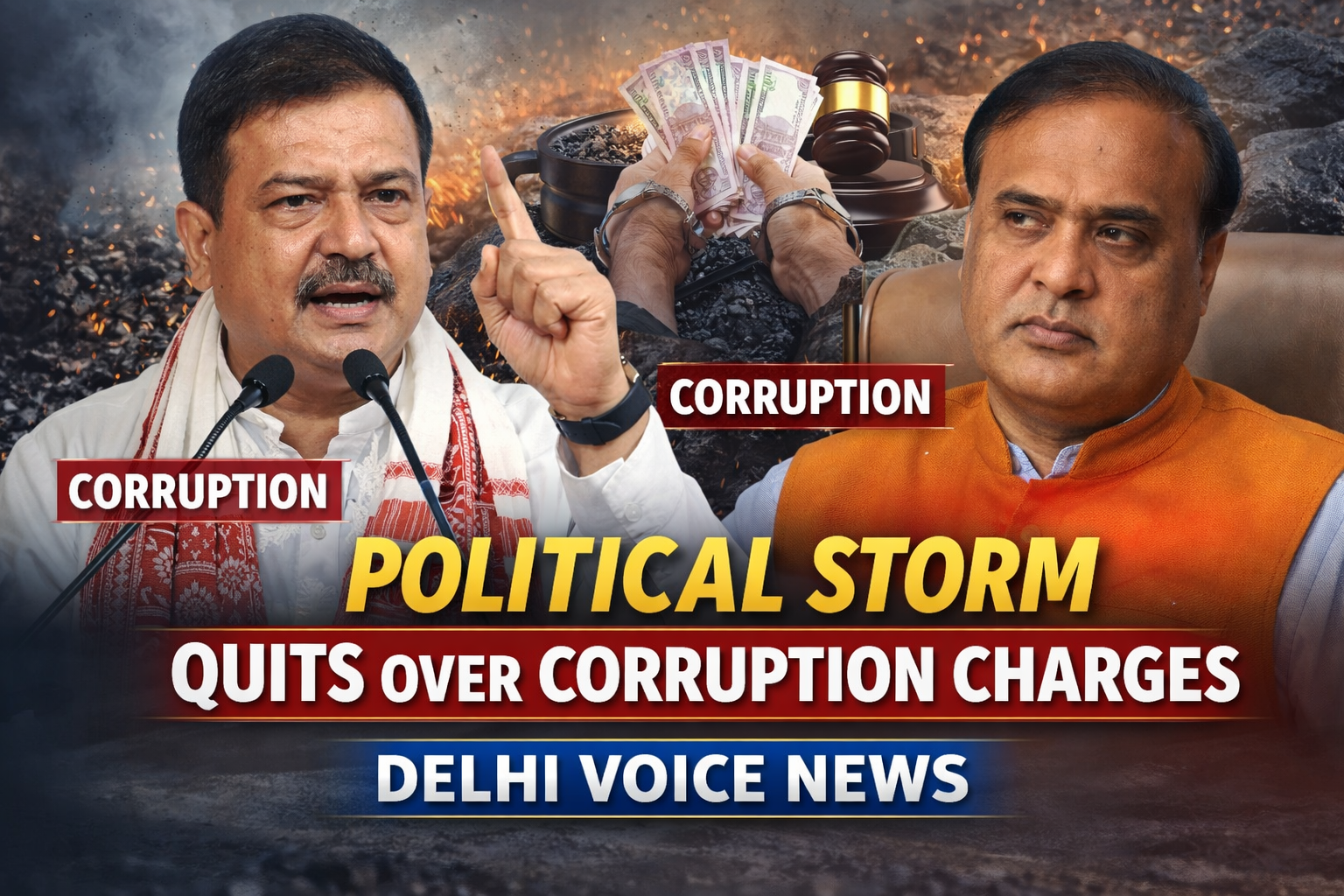 Assam Congress Chief Bhupen Bora's rejignation   and FIR against  his  corruption