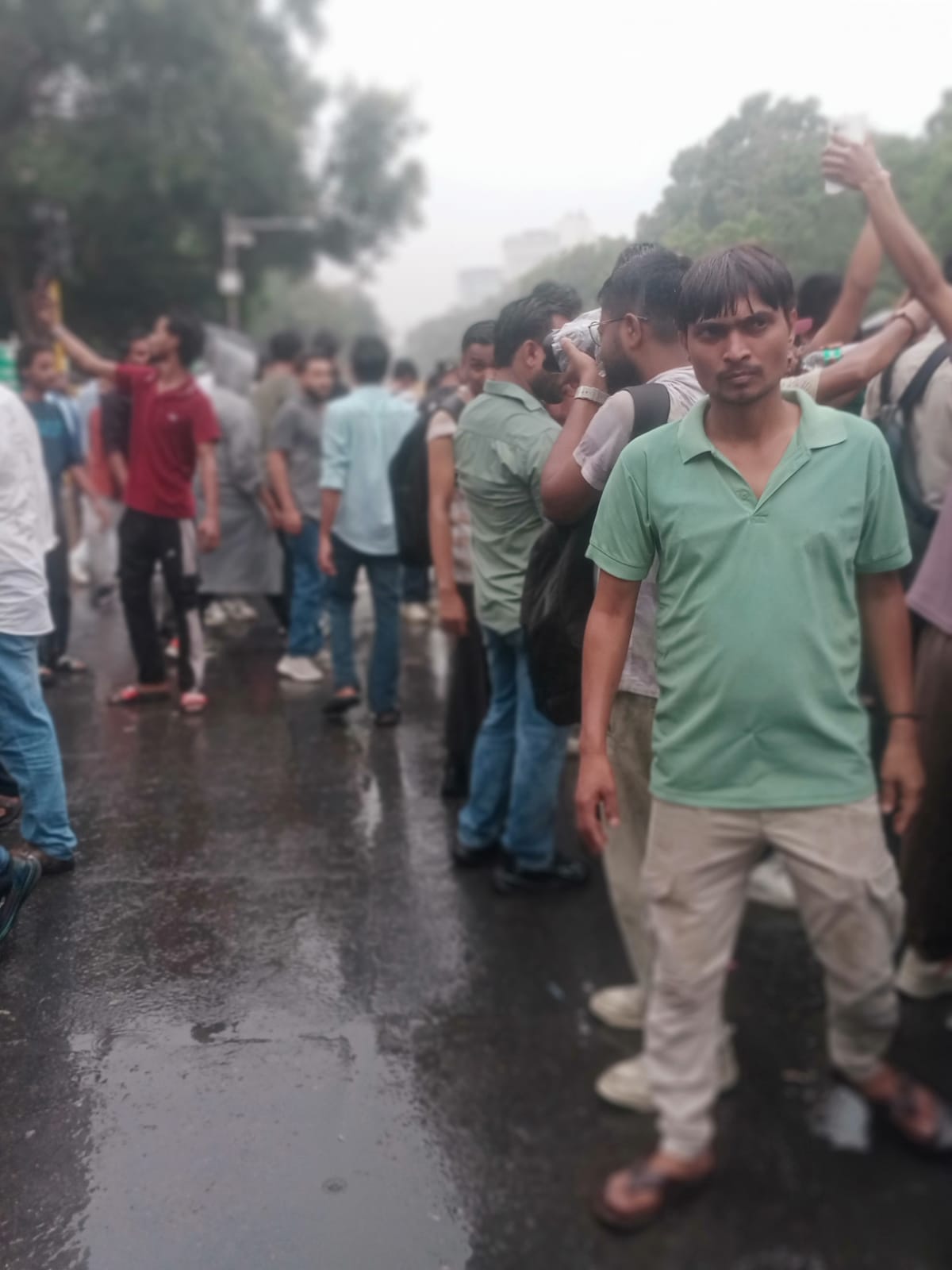 Visiting Report on CJP protesters marching protest at jantar mantar