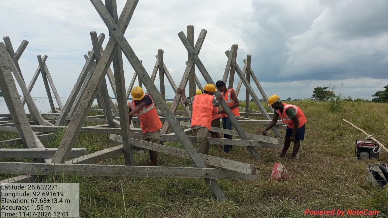 Assam Flood Control 2026: DVNA NEWS Visits North Zone, Observes Stronger Embankments and Anti-Erosion Works