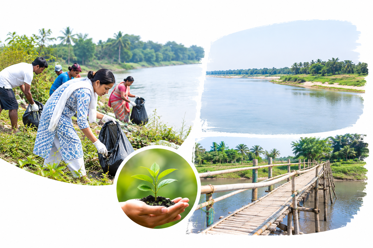 Jinjiram River Clean-Up Drive Gains Local Participation Under Swachh Bharat Mission (Grameen) in Goalpara, Assam